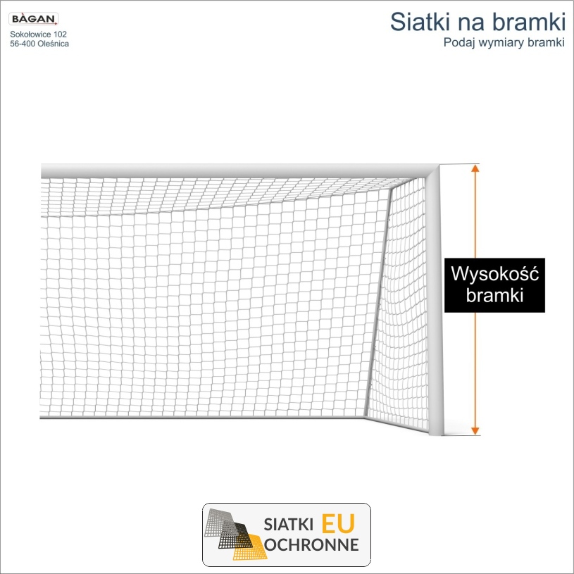 Siatki na bramki - siatka na wymiar - podaj wymiary bramki Siatki na bramki - siatka na wymiar - podaj wymiary bramki
