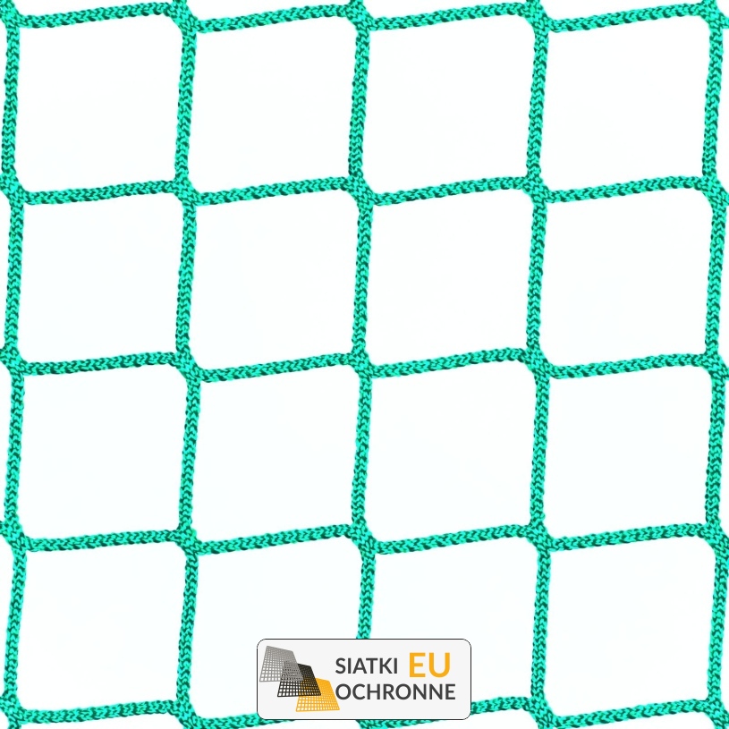 Siatka na zabezpieczenie w hali produkcyjnej - Zabezpieczenie siatką hal produkcyjnych - Wielkość oczka 6x6 cm. Grubość 4mm