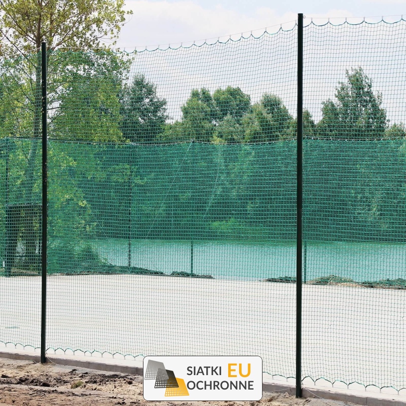 Piłkochwyt 6m - Słupy i siatka piłkochwytowa o oczku 4,5x4,5cm i grubości 3mm Piłkochwyt 6m - Słupy i siatka piłkochwytowa o oczku 4,5x4,5cm i grubości 3mm - sklep SiatkiOchronne.eu - zdjęcie 1