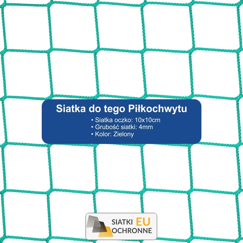Ogrodzenie boiska 4m wys. z słupami i siatką 10x10cm o grubości 4mm Ogrodzenie boiska 4m wys. z słupami i siatką 10x10cm o grubości 4mm