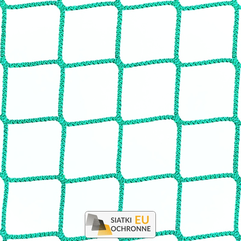 Ochronna siatka sznurkowa dla aut dostawczych o grubości 4mm i rozmiarze oczka 6x6 cm