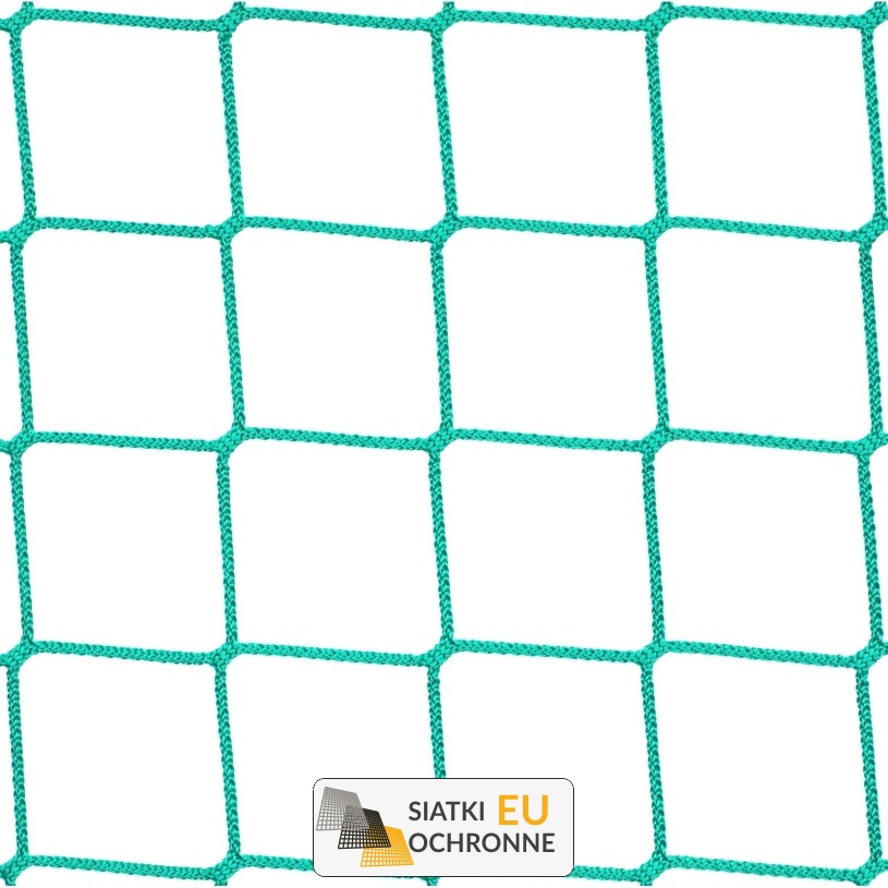 Siatka zabezpieczająca ładunek o grubości 4mm i oczkach 10x10 cm Siatka zabezpieczająca ładunek o grubości 4mm i oczkach 10x10 cm