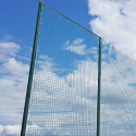 Piłkochwyt 4m - Słupy i siatka na piłkochwyt oczko 8x8cm i grubości 6mm
