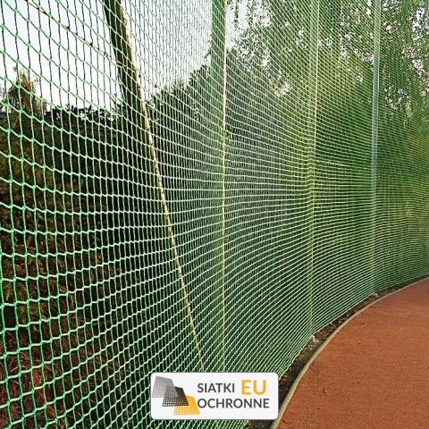 Piłkochwyt 6m - Słupy i siatka o grubości 4mm z małymi oczkami 6x6cm idealna jako piłkochwyt
