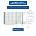Piłkochwyt 4m - Siatkowy system zabezpieczający o wysokości 4m z grubej siatki o oczkach 10x10cm - sklep internetowy SiatkiOchronne.eu - zdjęcie 2