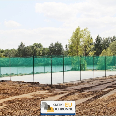 Ogrodzenie boiska 4m wys. z słupami i siatką 4,5x4,5cm o grubości 3mm