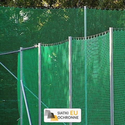 Ogrodzenie boiska 4m wys. z słupami i siatką 6x6cm o grubości 4mm