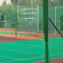 Ogrodzenie boiska 5m wys. z słupami i siatką 6x6cm o grubości 4mm