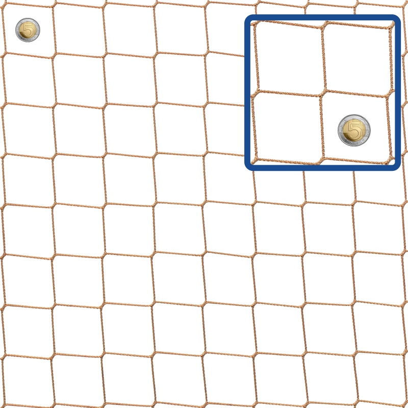 Wielkość oczka: 5x5cm