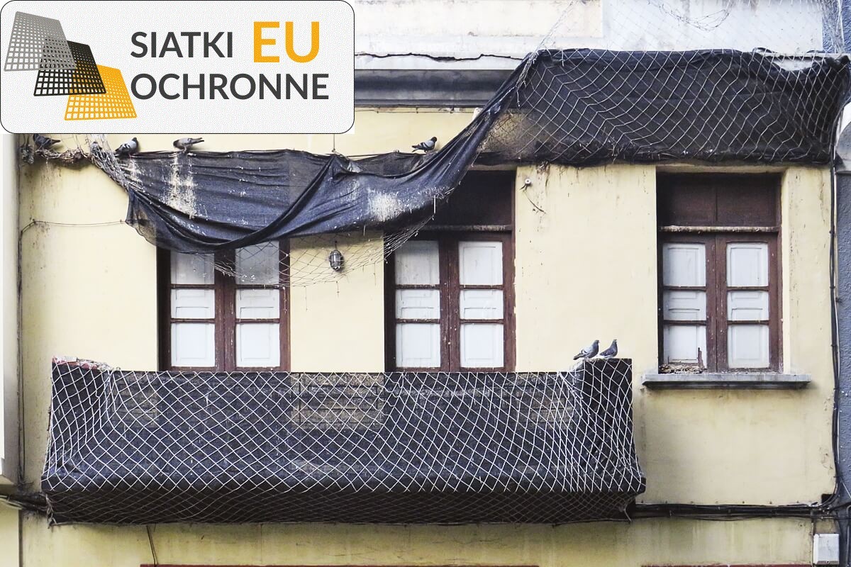   SiatkiOchronne.eu - Siatka o oczkach 4x4cm i średnicy sznurka 2mm z polipropylenu 