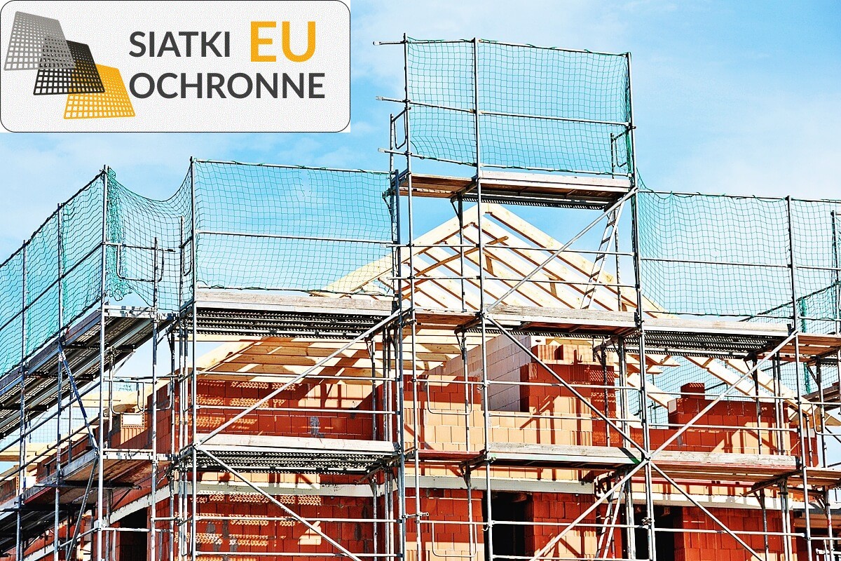 Siatka o podwyższonej wytrzymałości dla rusztowań SiatkiOchronne.eu - Siatka o podwyższonej wytrzymałości dla rusztowań