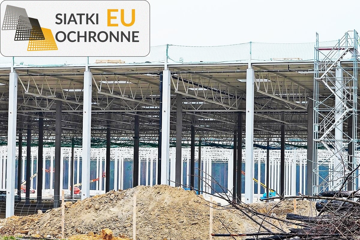 Siatka asekuracyjna polipropylenowa o wymiarach 4,5x4,5m i grubości 4mm SiatkiOchronne.eu - Siatka asekuracyjna polipropylenowa o wymiarach 4,5x4,5m i grubości 4mm