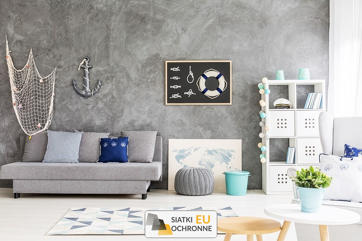 Stylizacja wnętrza za pomocą siatek sznurkowych SiatkiOchronne.eu - Stylizacja wnętrza za pomocą siatek sznurkowych