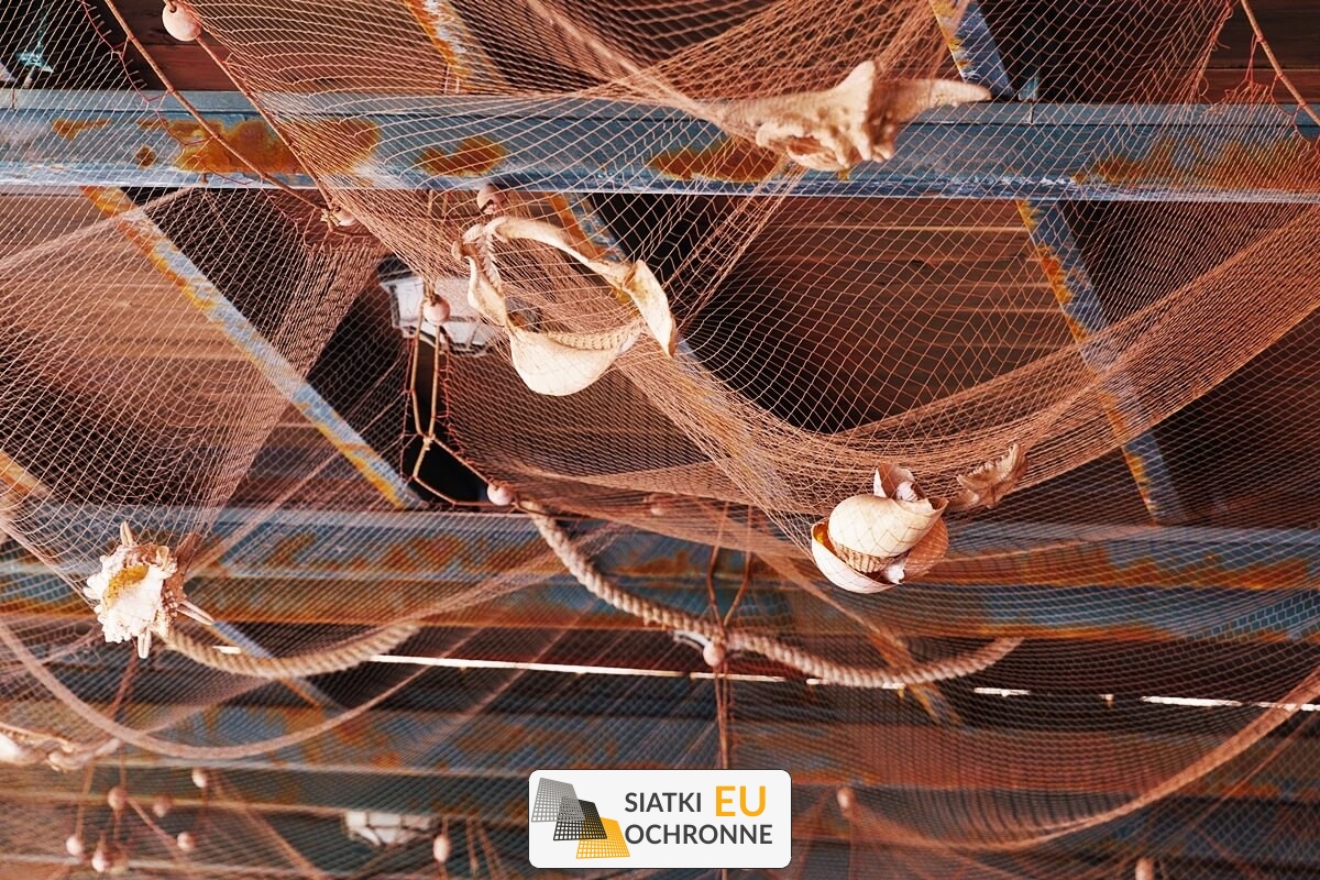 Stylowe przystrojenie wnętrz siatką sznurkową SiatkiOchronne.eu - Stylowe przystrojenie wnętrz siatką sznurkową