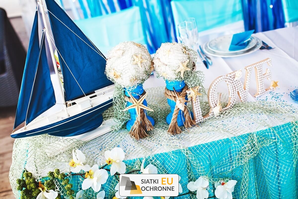  SiatkiOchronne.eu - Ozdobienie sufitu siatką 