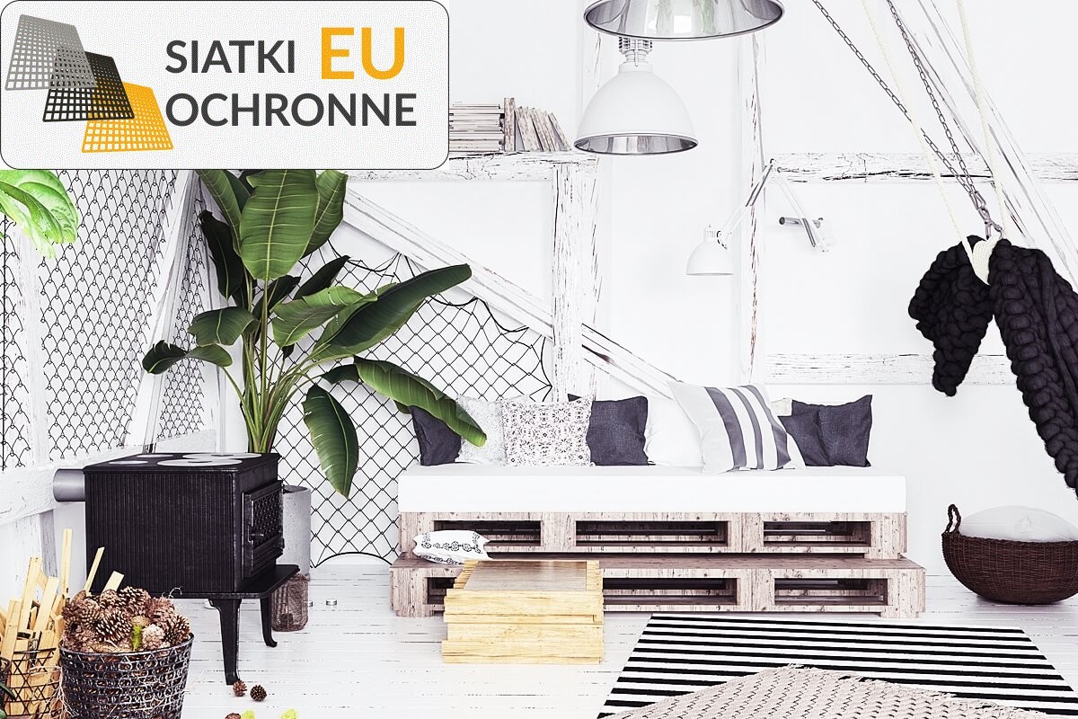 Sznurkowa siatka do unikalnego dekorowania wnętrz SiatkiOchronne.eu - Sznurkowa siatka do unikalnego dekorowania wnętrz