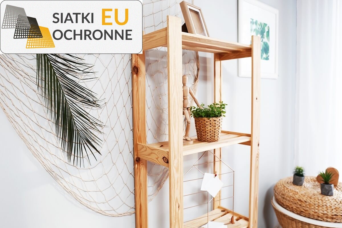 Elegancka siatka sznurkowa do stylizacji poddasza SiatkiOchronne.eu - Elegancka siatka sznurkowa do stylizacji poddasza