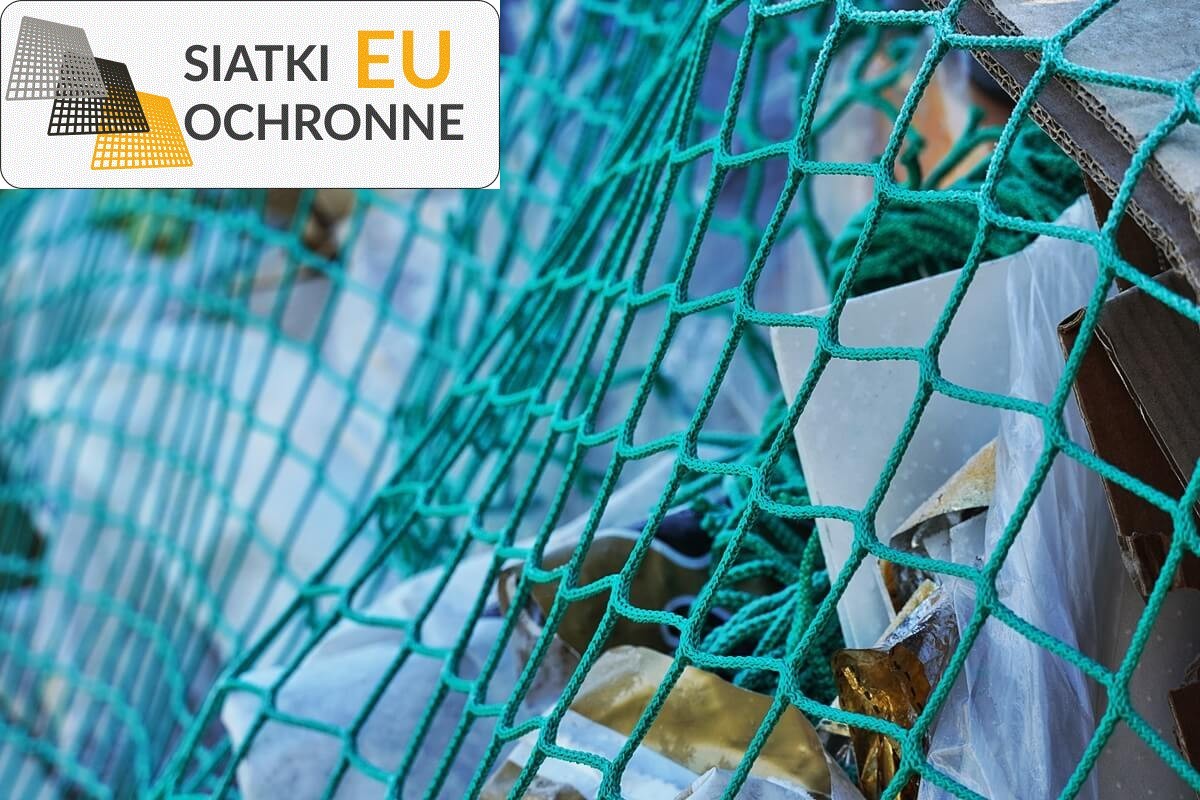 Siatka zabezpieczająca przed wysypem odpadów podczas przechowywania SiatkiOchronne.eu - Siatka zabezpieczająca przed wysypem odpadów podczas przechowywania