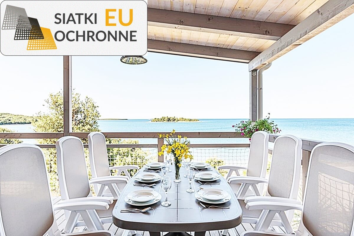 Siatka ochronna drobnooczkowa jako bariera na taras SiatkiOchronne.eu - Siatka ochronna drobnooczkowa jako bariera na taras