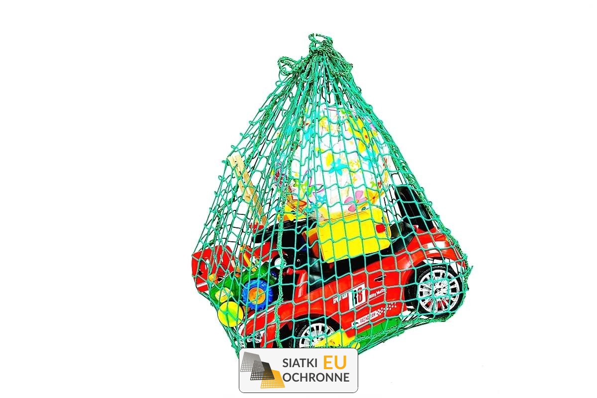   SiatkiOchronne.eu - Worek płaski na wymiar z siatki poliestrowej oczko 3x3cm o grubości 4mm 