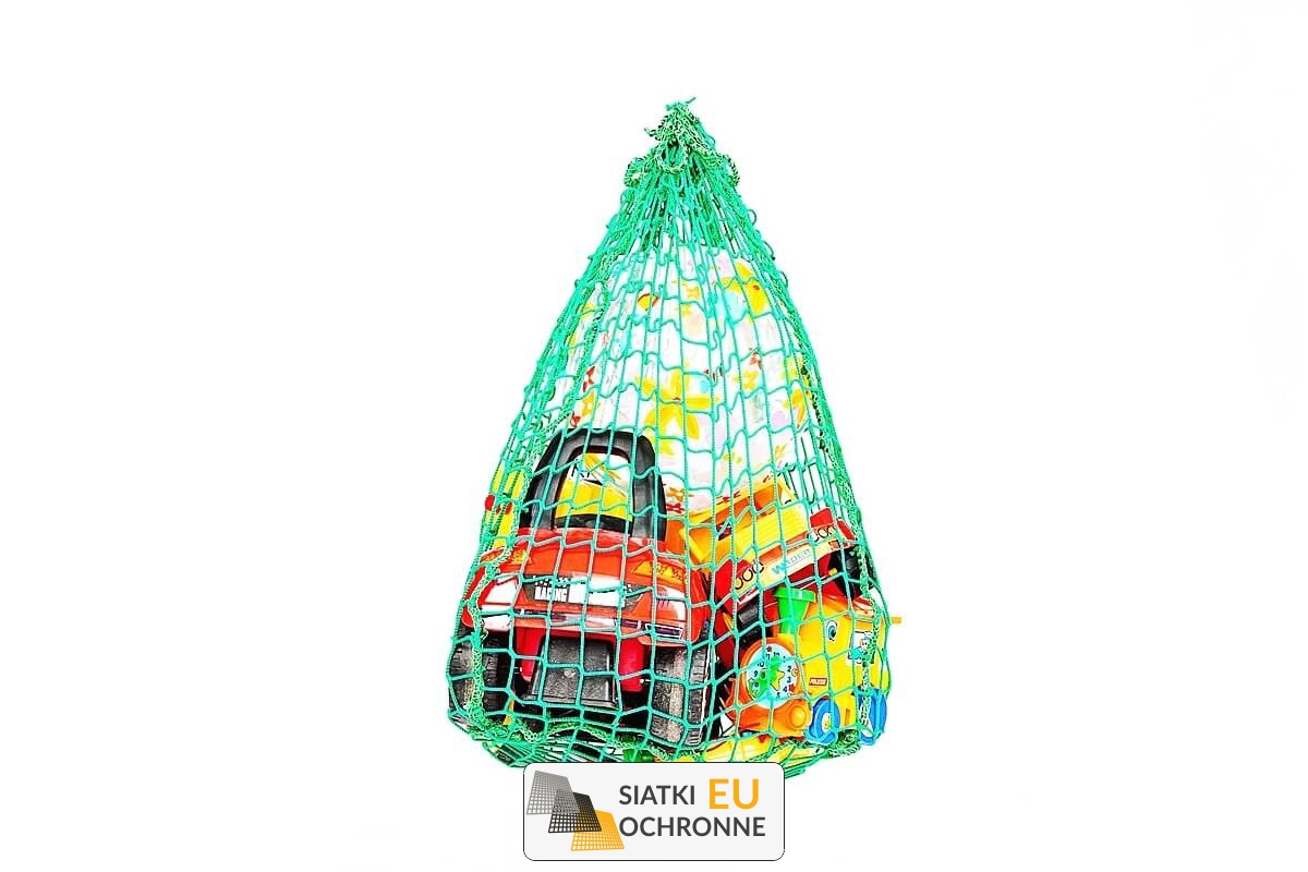   SiatkiOchronne.eu - Worek na zabawki   Worek Płaski o oczku 2x2cm i grubości 2mm 