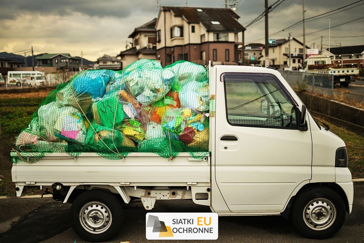   SiatkiOchronne.eu - Siatka do zabezpieczenia regału w aucie dostawczym - siatki do busa 