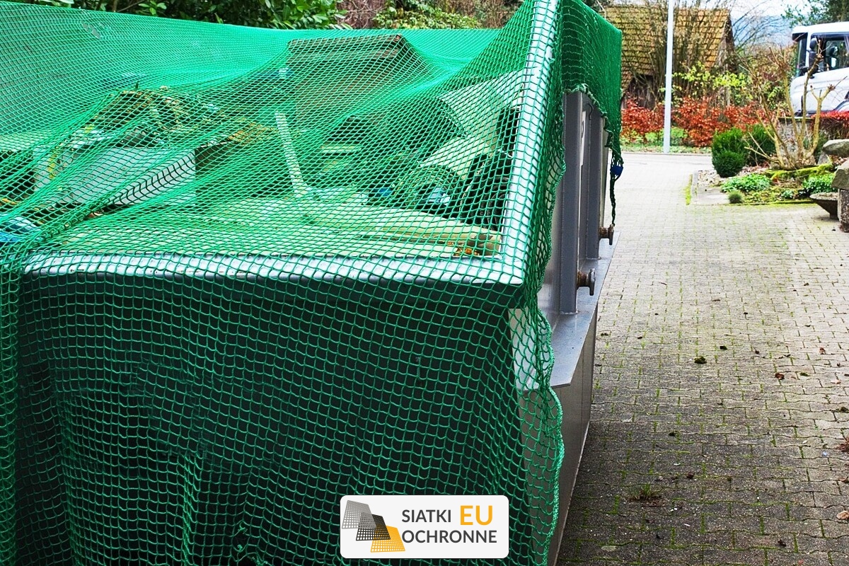   SiatkiOchronne.eu - Siatka zabezpieczająca dla kontenerów hakowych 
