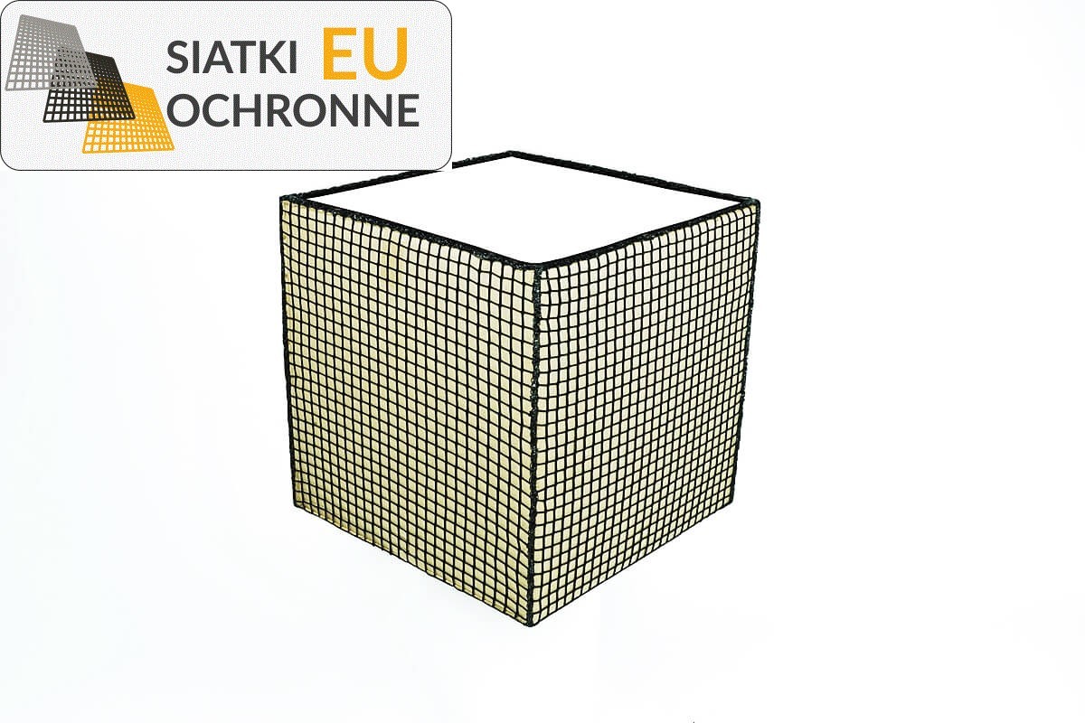 Siatkowy pokrowiec oczko 8x8cm, grubość 6mm, doskonały do ochrony towarów umieszczonych na paletach SiatkiOchronne.eu - Siatkowy pokrowiec oczko 8x8cm, grubość 6mm, doskonały do ochrony towarów umieszczonych na paletach