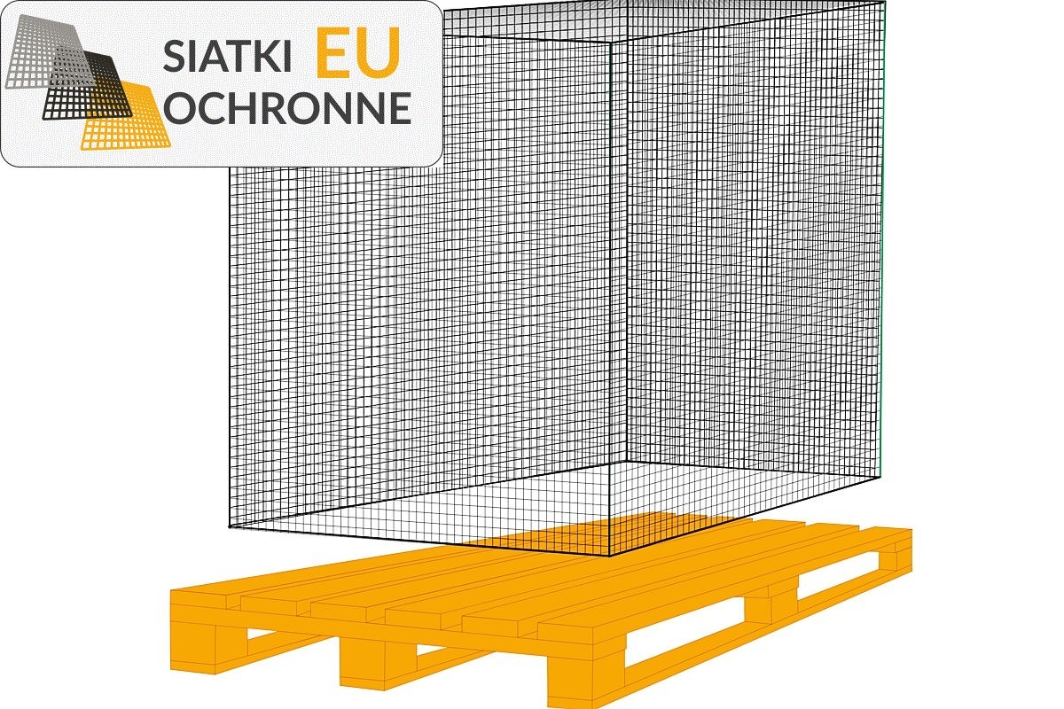Siatka zabezpieczająca przewożone palety SiatkiOchronne.eu - Siatka zabezpieczająca przewożone palety