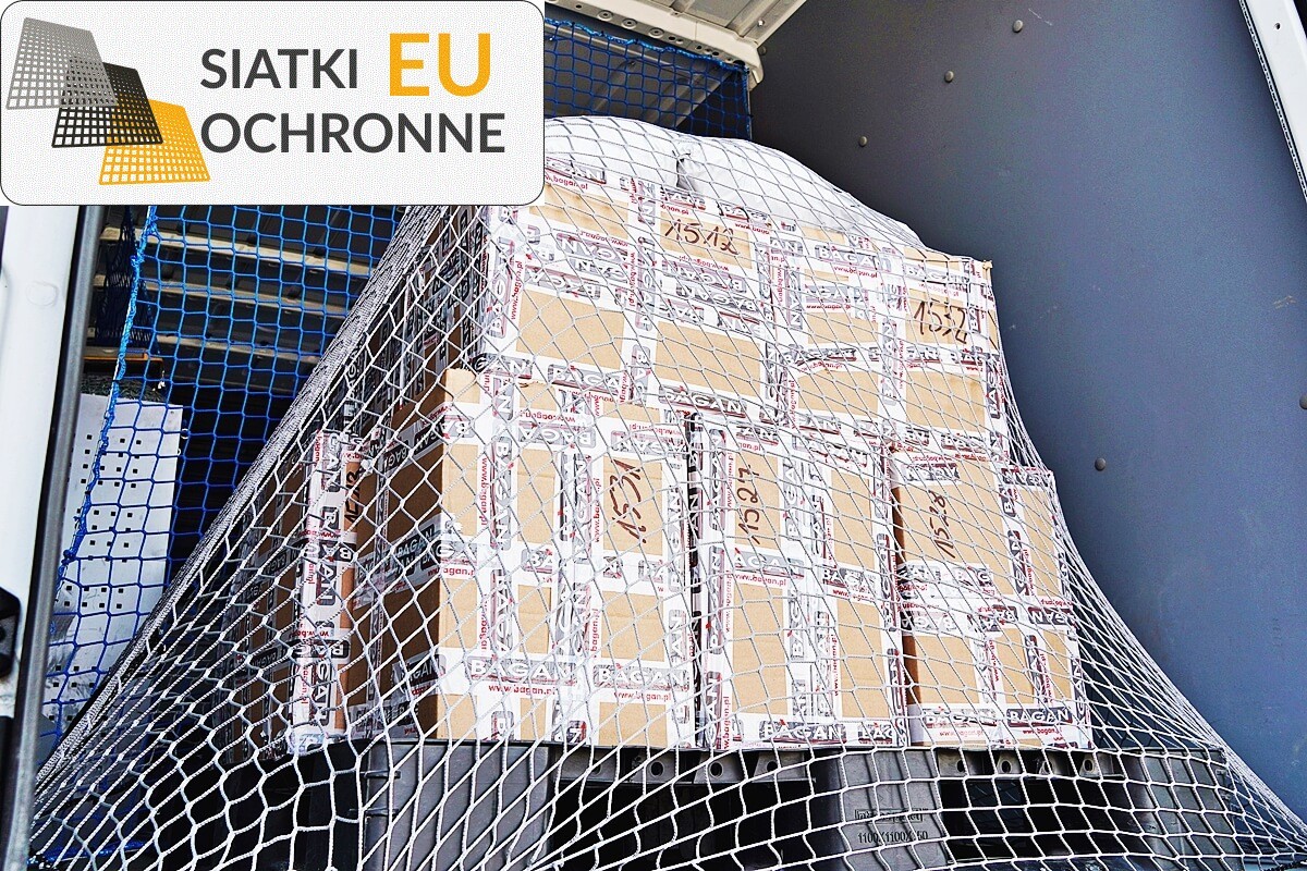 Siatkowy pokrowiec ochronny 5mm z oczkami 8x8cm na palety z towarem SiatkiOchronne.eu - Siatkowy pokrowiec ochronny 5mm z oczkami 8x8cm na palety z towarem