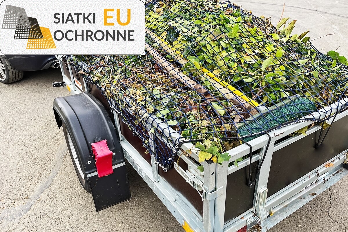 Zabezpieczająca siatka do bezpiecznego transportu towarów SiatkiOchronne.eu - Zabezpieczająca siatka do bezpiecznego transportu towarów