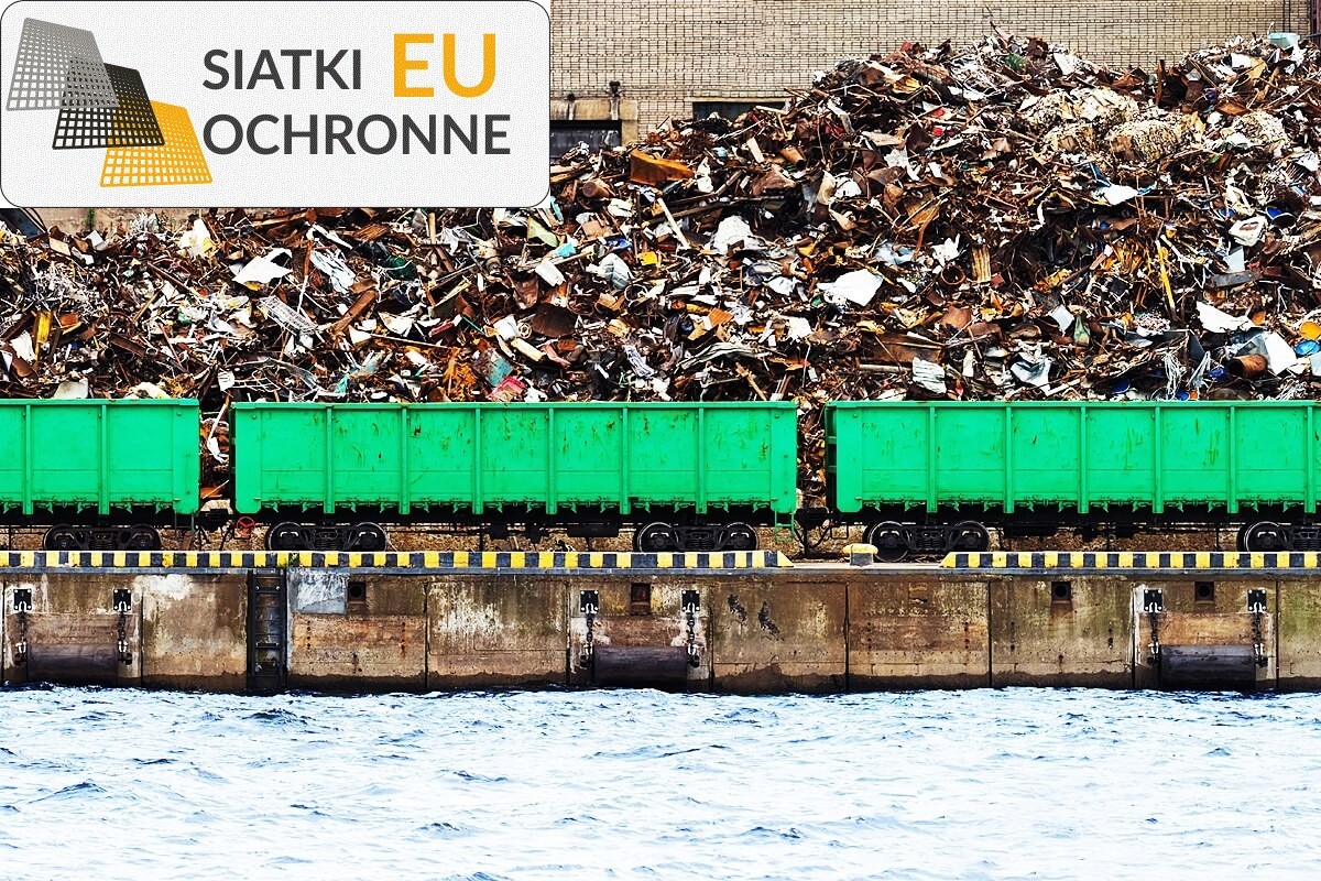 Zabezpieczenie transportu wagonami za pomocą siatki sznurkowej SiatkiOchronne.eu - Zabezpieczenie transportu wagonami za pomocą siatki sznurkowej