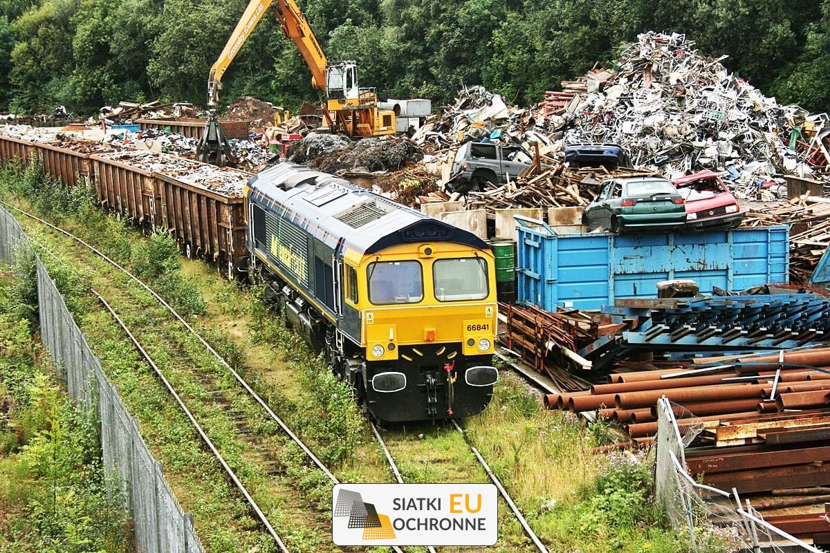  SiatkiOchronne.eu - Zabezpieczenie transportu wagonami za pomocą siatki sznurkowej 