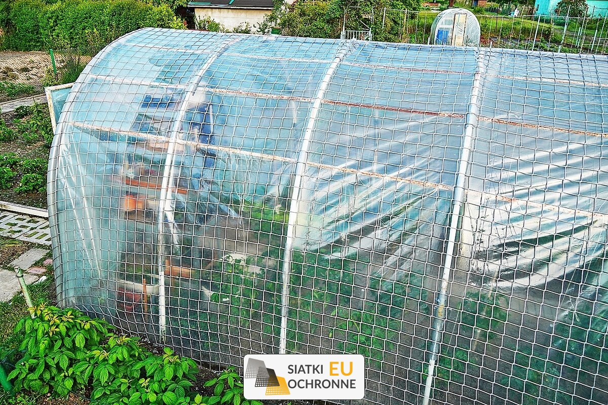   SiatkiOchronne.eu - Ochronne przykrycie na tunel uprawny zapewniające ochronę przed wiatrem 