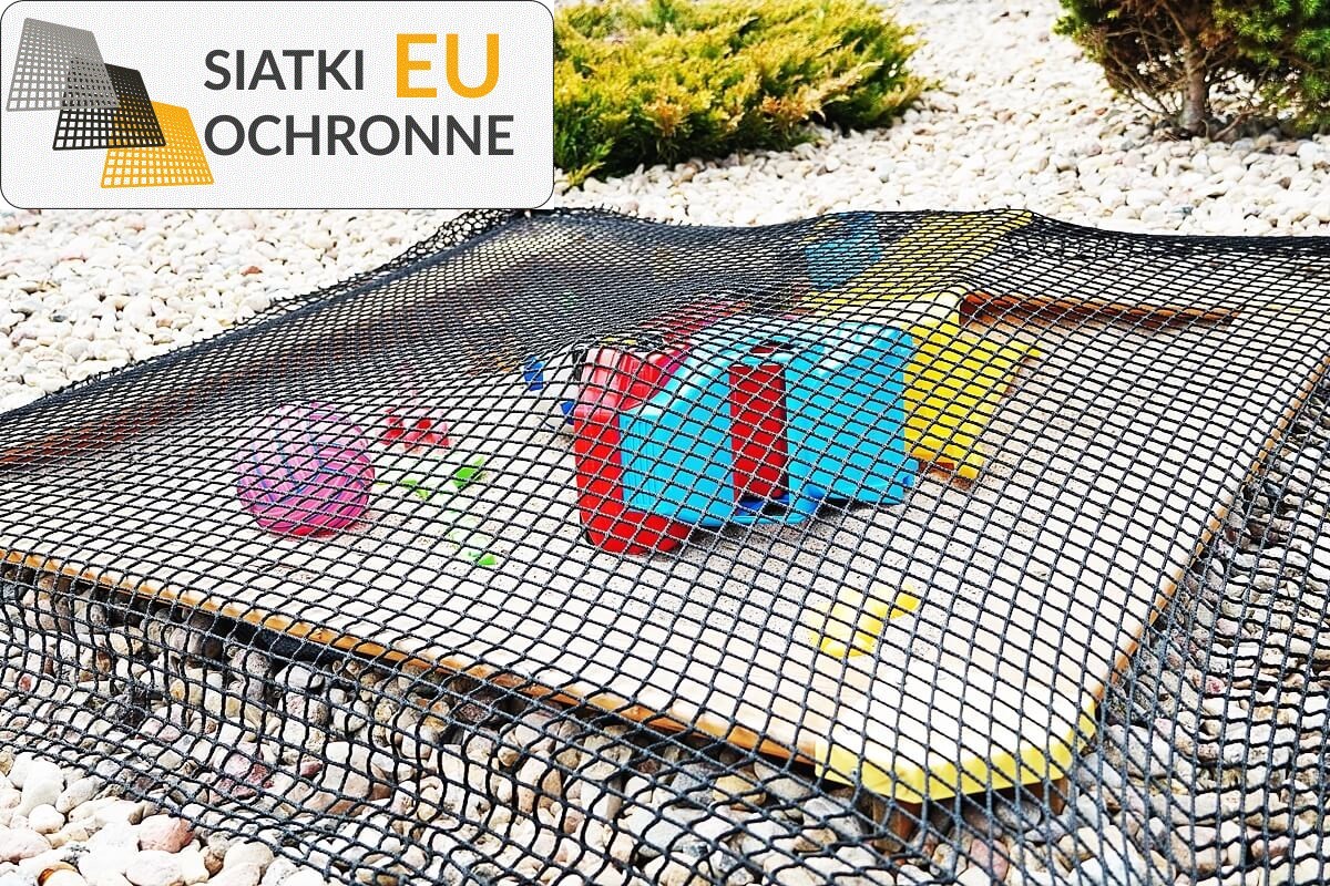 Siatka zabezpieczająca przed wysypywaniem piasku z piaskownicy SiatkiOchronne.eu - Siatka zabezpieczająca przed wysypywaniem piasku z piaskownicy