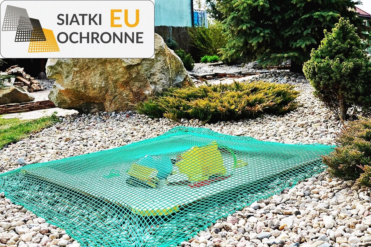 Stabilna siatka zabezpieczająca do piaskownicy SiatkiOchronne.eu - Stabilna siatka zabezpieczająca do piaskownicy
