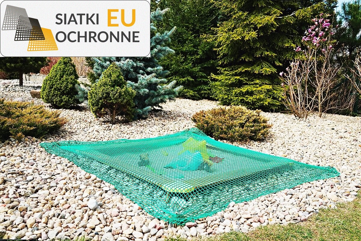 Drobnooczkowa siatka zabezpieczająca do piaskownicy SiatkiOchronne.eu - Drobnooczkowa siatka zabezpieczająca do piaskownicy