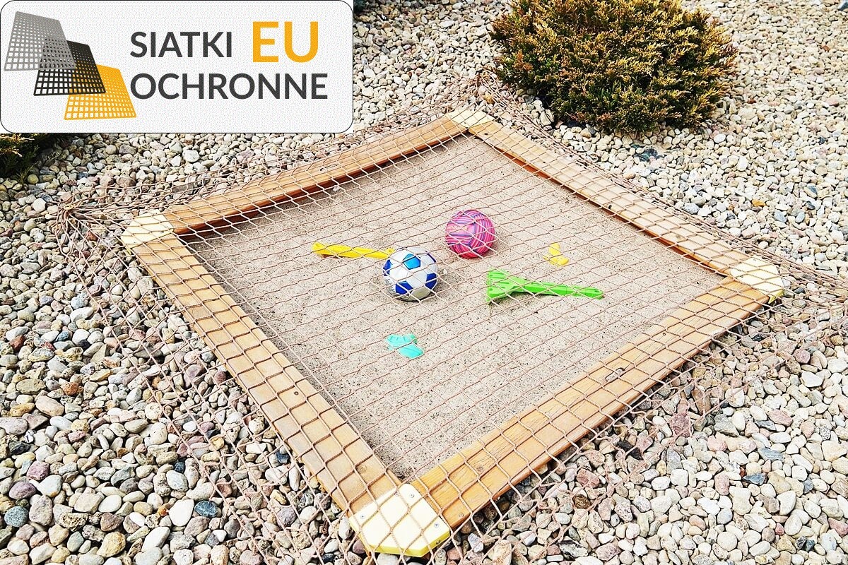   SiatkiOchronne.eu - Drobnooczkowa siatka zabezpieczająca do piaskownicy 