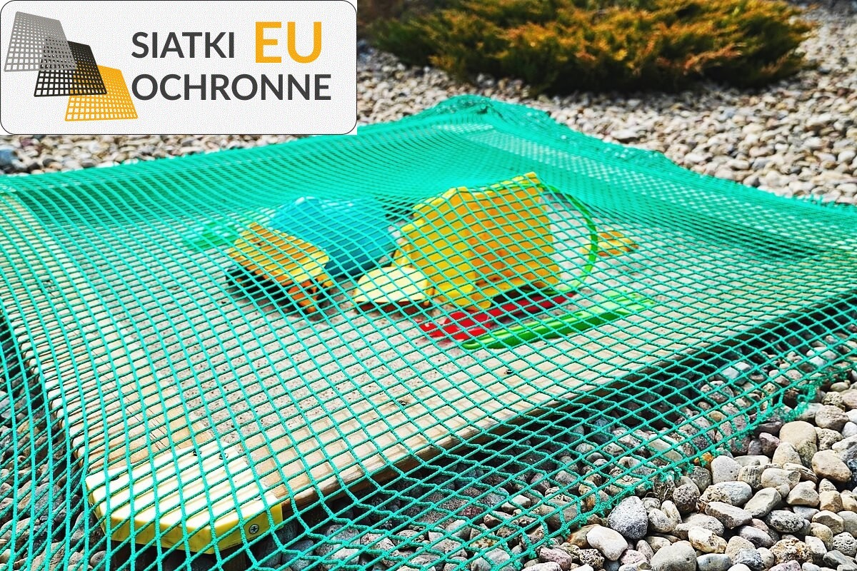 Stabilna siatka zabezpieczająca do piaskownicy SiatkiOchronne.eu - Stabilna siatka zabezpieczająca do piaskownicy