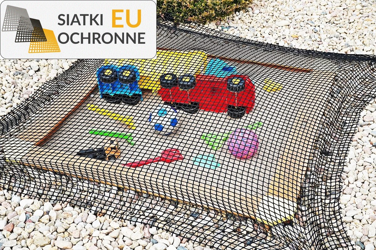 Stabilna siatka zabezpieczająca do piaskownicy SiatkiOchronne.eu - Stabilna siatka zabezpieczająca do piaskownicy