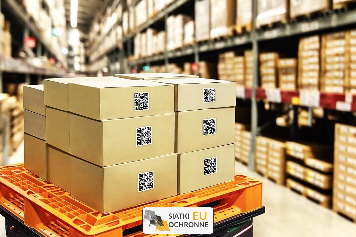   SiatkiOchronne.eu - Siatki na palety   Zabezpieczenie palet z towarem siatką 