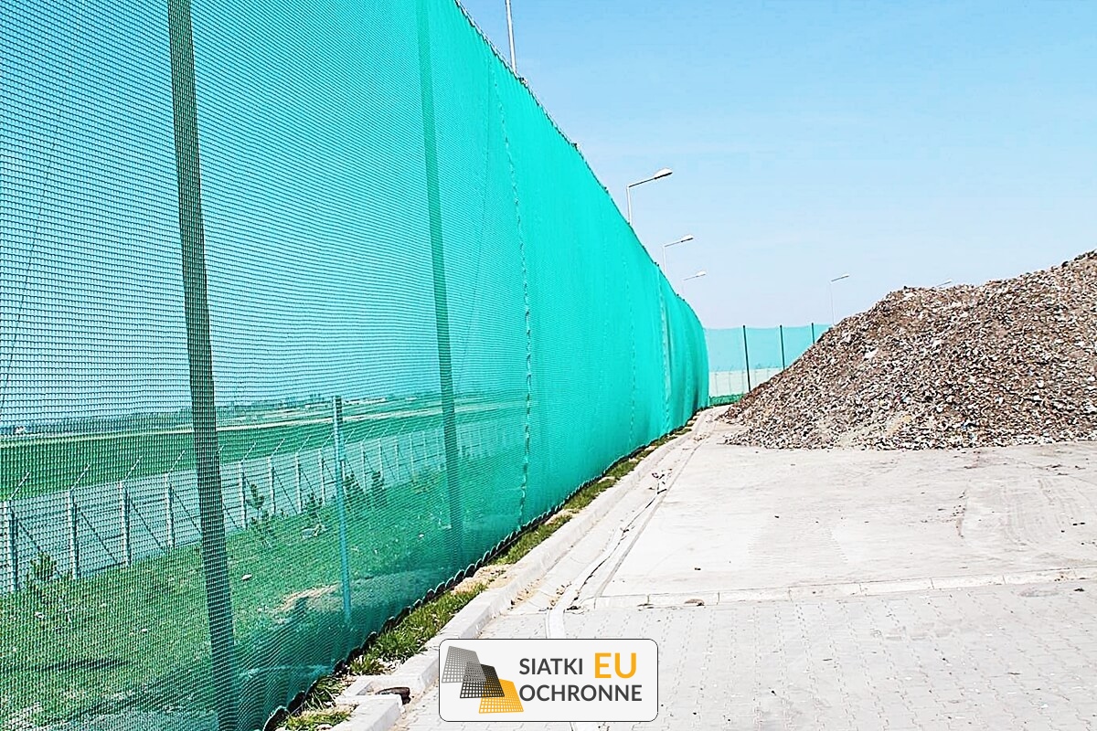   SiatkiOchronne.eu - Siatka sznurkowa chroniąca teren budowy 