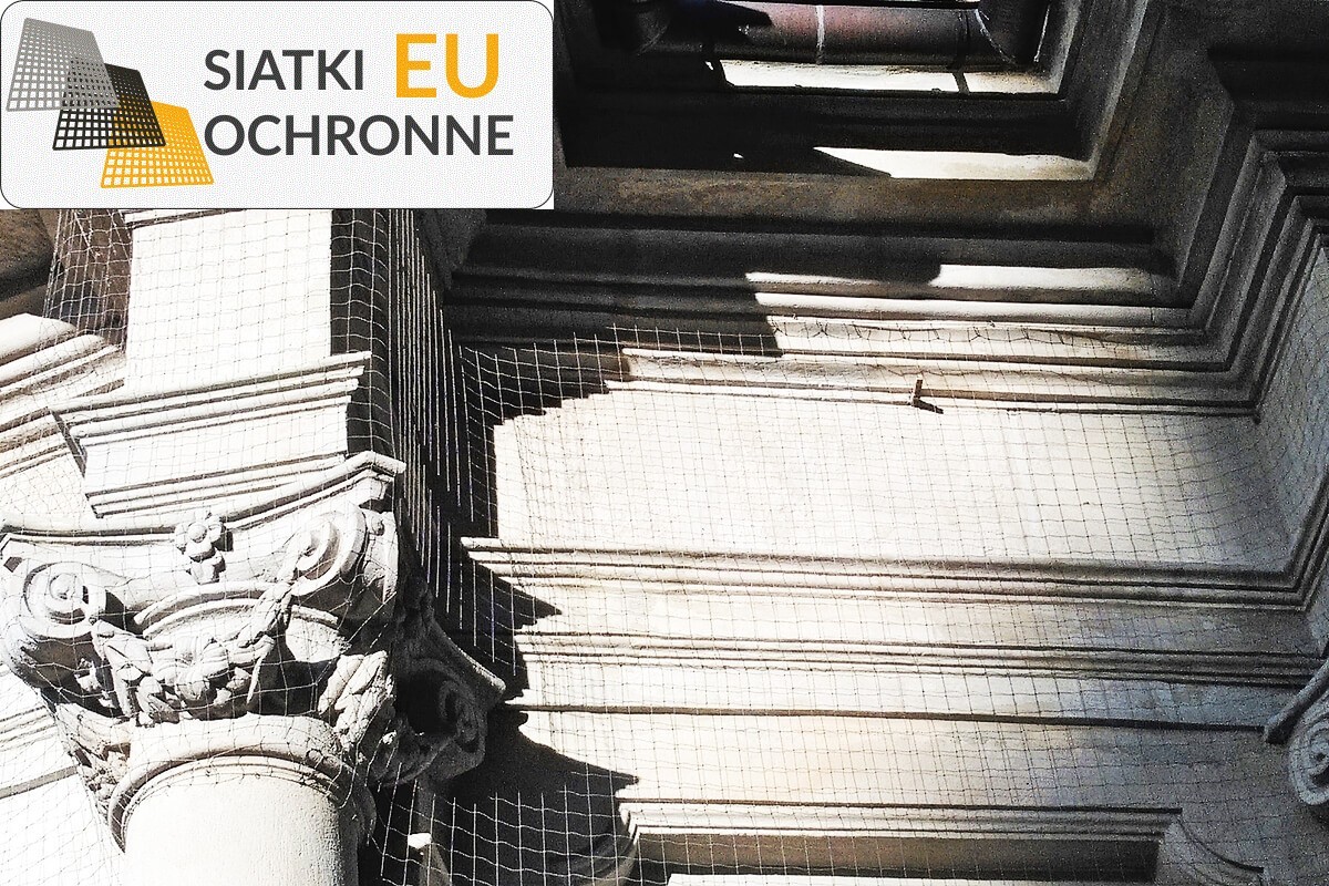 Siatka zabezpieczająca przed wtargnięciem ptaków SiatkiOchronne.eu - Siatka zabezpieczająca przed wtargnięciem ptaków