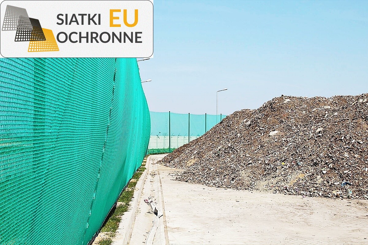 Wytrzymała siatka na zabezpieczanie terenu wysypisk SiatkiOchronne.eu - Wytrzymała siatka na zabezpieczanie terenu wysypisk