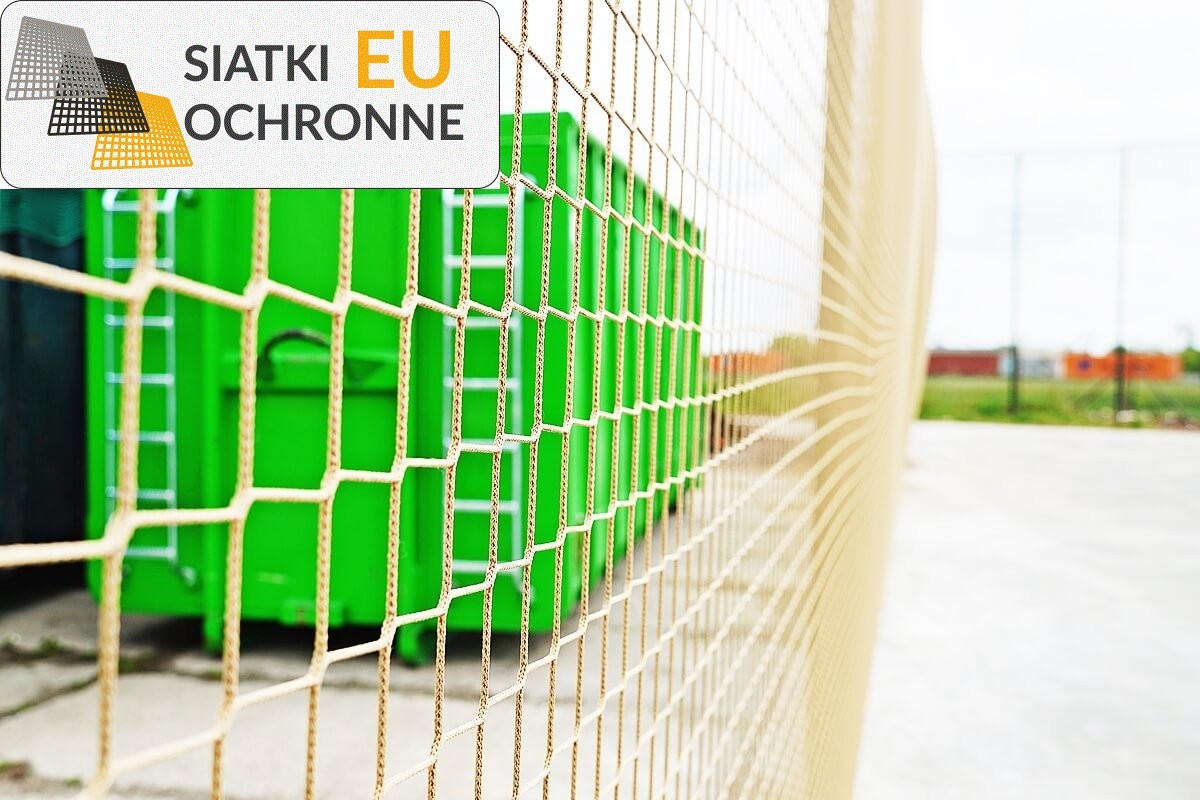 Odporna na wiatr siatka zabezpieczająca odpady SiatkiOchronne.eu - Odporna na wiatr siatka zabezpieczająca odpady