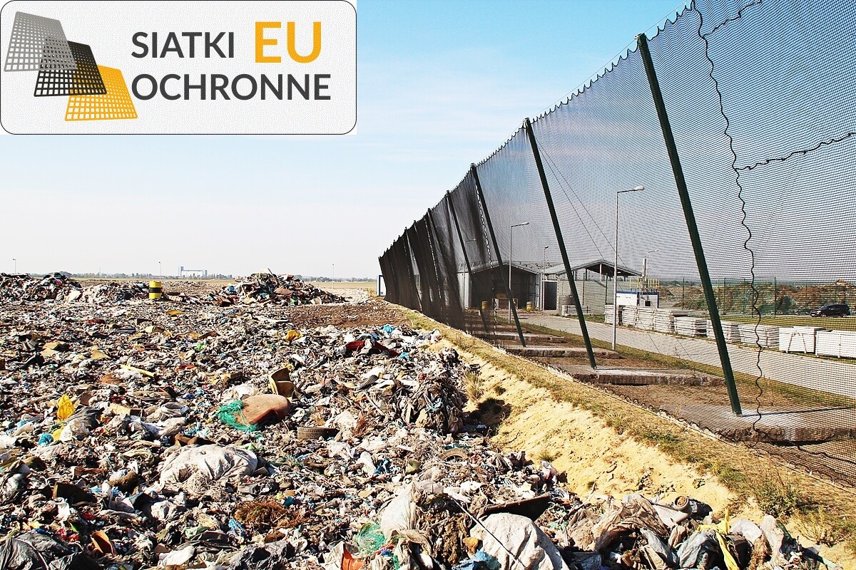 Siatka o wymiarach 4,5x4,5, wykonana z 4mm linki polipropylenowej, idealna do segregacji odpadów SiatkiOchronne.eu - Siatka o wymiarach 4,5x4,5, wykonana z 4mm linki polipropylenowej, idealna do segregacji odpadów