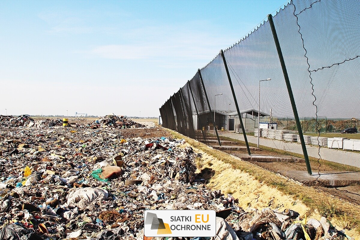  SiatkiOchronne.eu - Siatka na wysypisko śmieci 