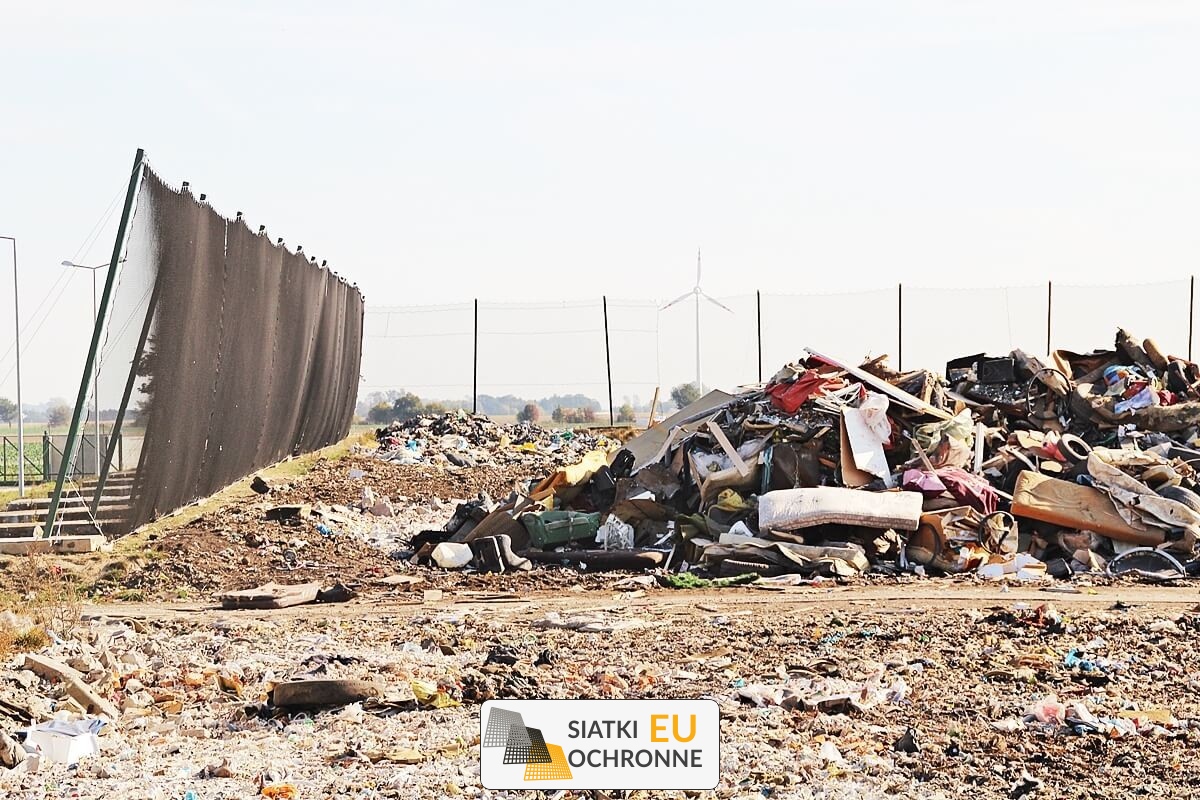Siatka na sortownię śmieci SiatkiOchronne.eu - Siatka na sortownię śmieci