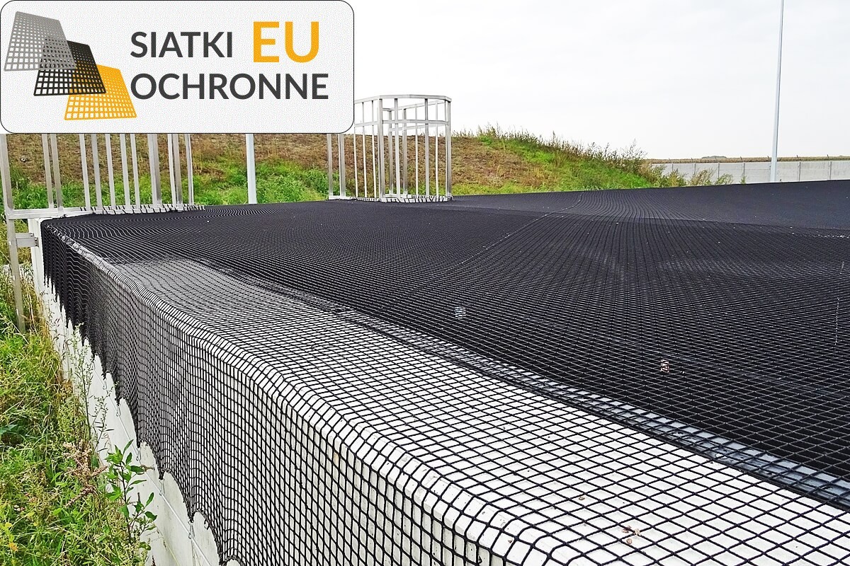 Siatki zabezpieczające dla komór fermentacyjnych i osadowych SiatkiOchronne.eu - Siatki zabezpieczające dla komór fermentacyjnych i osadowych