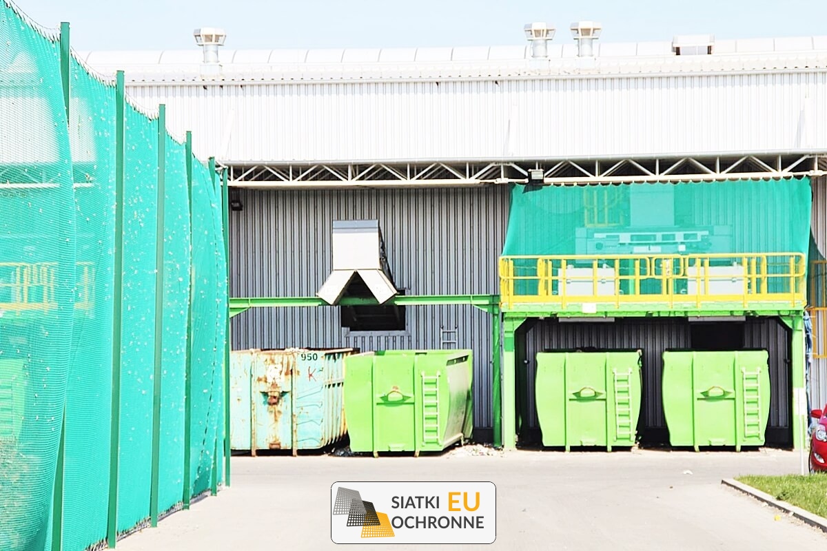   SiatkiOchronne.eu - Ogrodzenie przemysłowe z lekkiej siatki   Ograniczenie dostępu, zabezpieczenie siatką 
